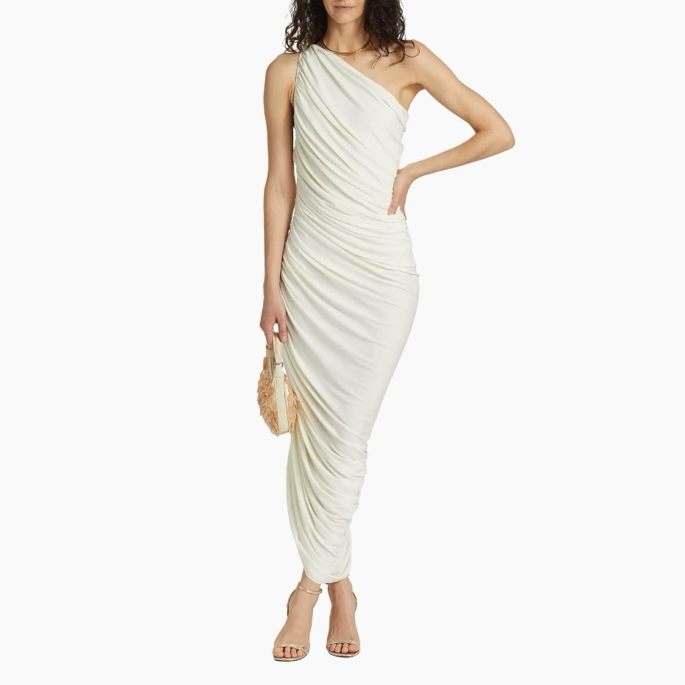 ONE SHOULDER DIANA GOWN - Norma Kamali